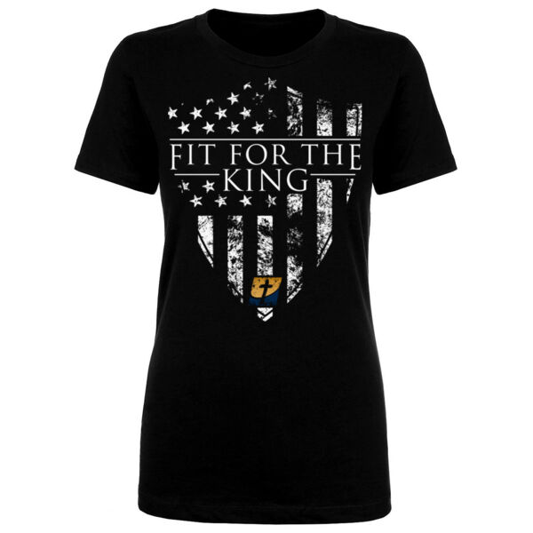 SHIELD FLAG - WOMEN'S FITTED T-SHIRT - $52STF8$ Thumbnail