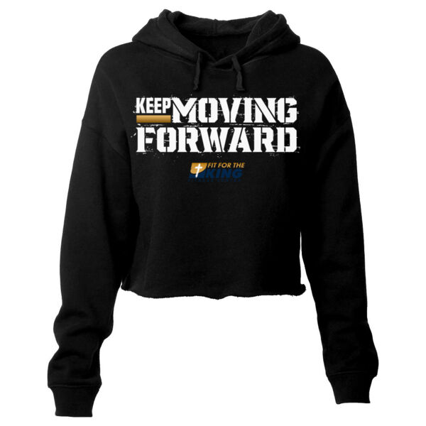 KEEP MOVING FORWARD - WOMEN'S CROP HOODIE - $7PWBQJ$ Thumbnail